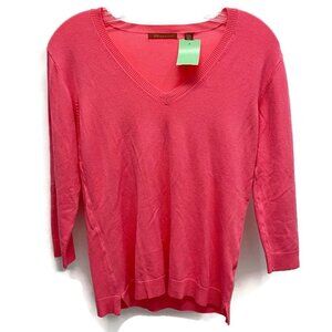 525 America Pink V-Neck Sweater